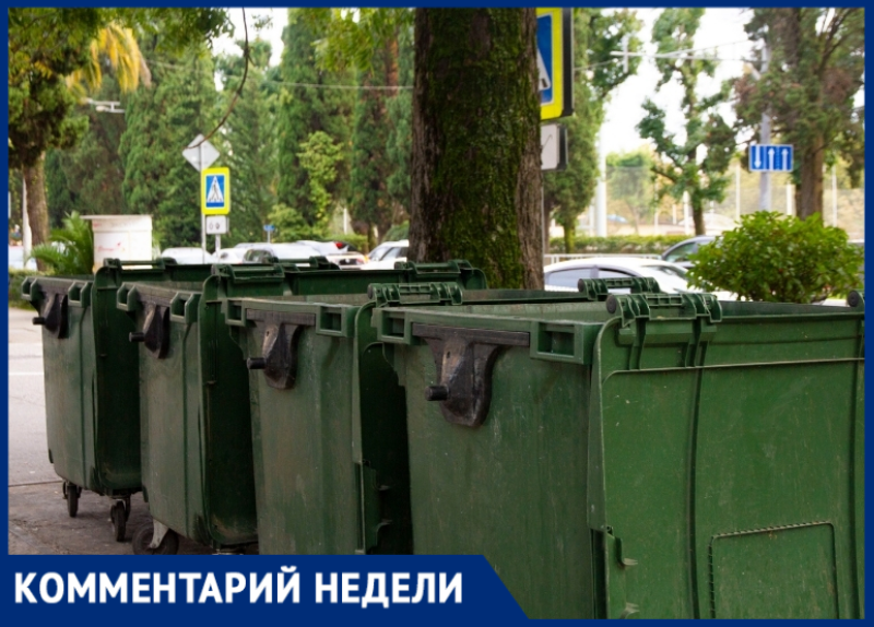 «Рекомендуем пользоваться только проверенными пунктами»: общественники прокомментировали работу сочинского сборщика мусора