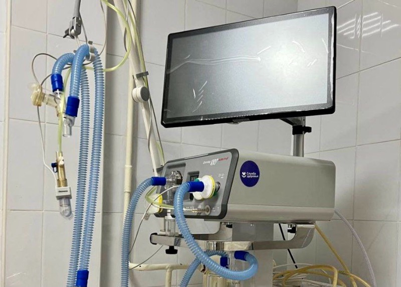 Городская больница в Сочи получила два новых аппарата для искусственной вентиляции легких